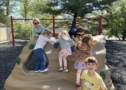 children playing outside on playground at preschool and daycare cadence academy preschool 502 spring hill