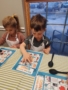 children learning kitchen safety
