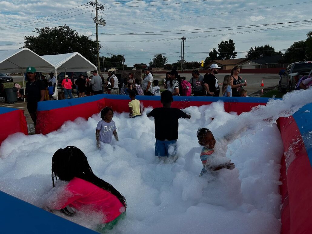 children playing outside at cadence academy preschool and daycare branch hollow carrollton texas