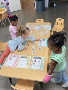 Children learning in classroom with friends at cadence academy preschool and daycare branch hollow carrollton texas