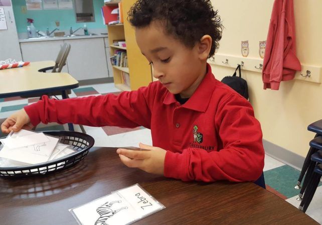 canterbury_student_reading_animal_flash_cards_canterbury_academy_at_small_beginnings_overland_park_ks-642x450