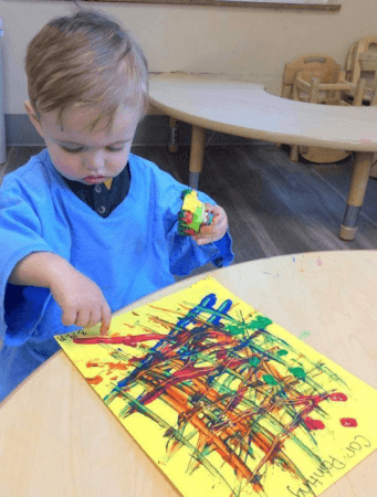 car_painting_activity_cadence_academy_preschool_yelm_highway_olympia_wa-341x450