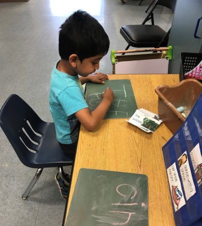 chalk_board_writing_assignment_jonis_child_care_and_preschool_hartford_ct-401x450