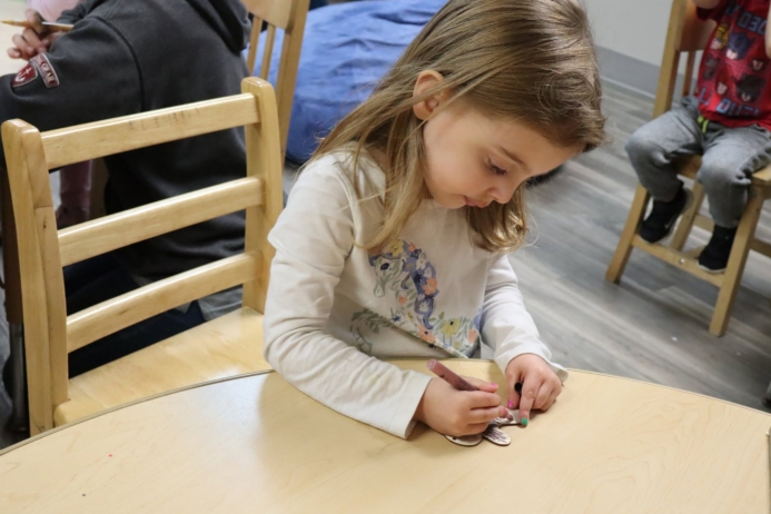 child learning at Cadence Academy Preschool and Daycare Yelm Highway in Olympia, Washington