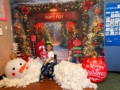 child posing for christmas time at cadence academy preschool at southaven