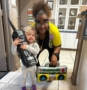 child smiling with teacher at preschool and daycare at cadence academy preschool forney, texas
