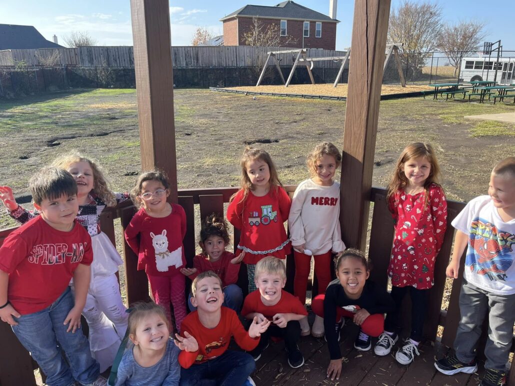 children group photo at cadence academy wylie texas