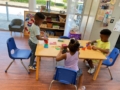children with hands on activity at cadence academy preschool at southaven