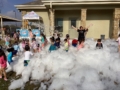 children in bubbles at preschool and daycare of 339 wild horse