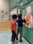 children learning anatomy in classroom at preschool and daycare cadence academy preschool nolensville 504