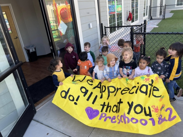 Children during teacher appreciation week at Cadence academy preschool and daycare 505 murfreesboro