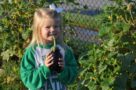 girl with eggplant