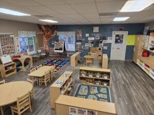 inside of classroom at Cadence Academy Preschool and Daycare Yelm Highway in Olympia, Washington