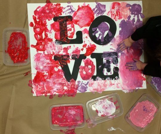 love_art_project_at_bala_cynwyd_school_for_young_children_bala_cynwyd_pa-539x450