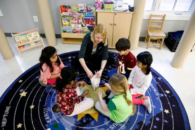 preschool_children-and-teacher_doing_a_craft_together_winwood_childrens_center_brambleton_va-675x450