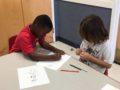 preschool_children_drawing_together_winwood_childrens_center_lansdowne_va-600x450