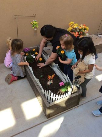 preschool_girls_and_teacher_planting_flowers_at_phoenix_childrens_academy_private_preschool_chandler_heights-336x450