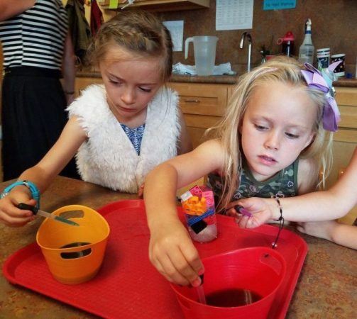 preschool_girls_doing_color_paint_experiment_cadence_academy_preschool_childrens_center_klamath_falls_or-503x450