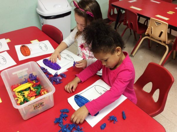 preschool_girls_doing_frog_counting_activity_carolina_kids_rock_hill_sc-602x450