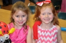 preschool girls with balloon animal at cadence