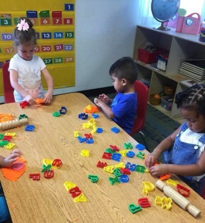 preschoolers playing