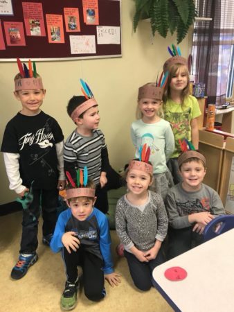 preschoolers_wearing_turkey_hats_rogys_learning_place_morton_il-338x450