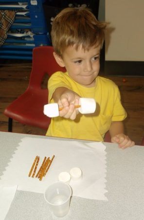 pretzel_and_marshmallow_barbells_at_cadence_academy_preschool_franklin_tn-296x450