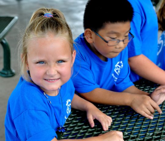 Children playing outdoors
