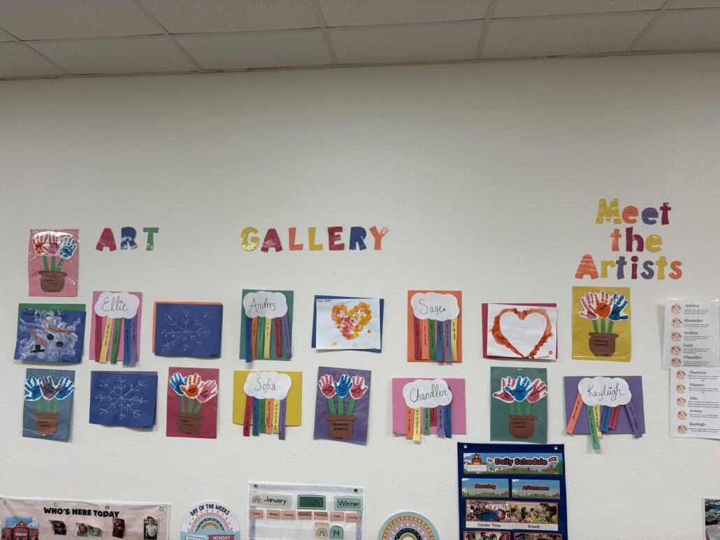 wall art at preschool and daycare of 339 wild horse