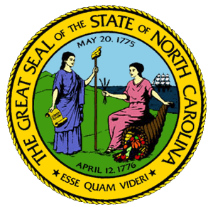 The Great Seal of the State of North Carolina