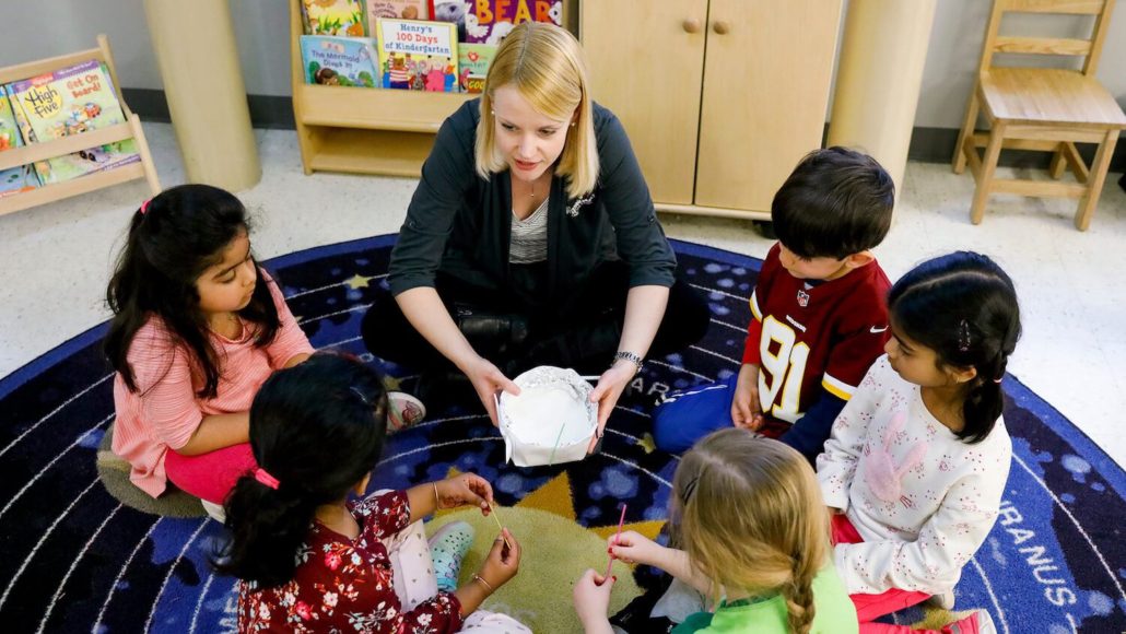 Pre-K classroom setup