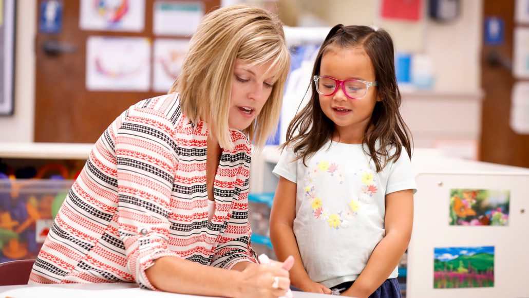 Pre-K classroom setup