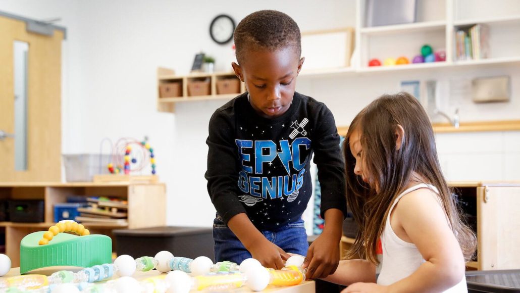 Pre-K classroom setup