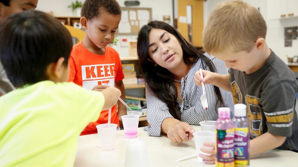 Pre-K classroom setup