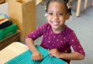child playing indoors