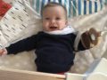 a baby indoors