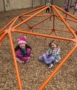 kids playing on playground