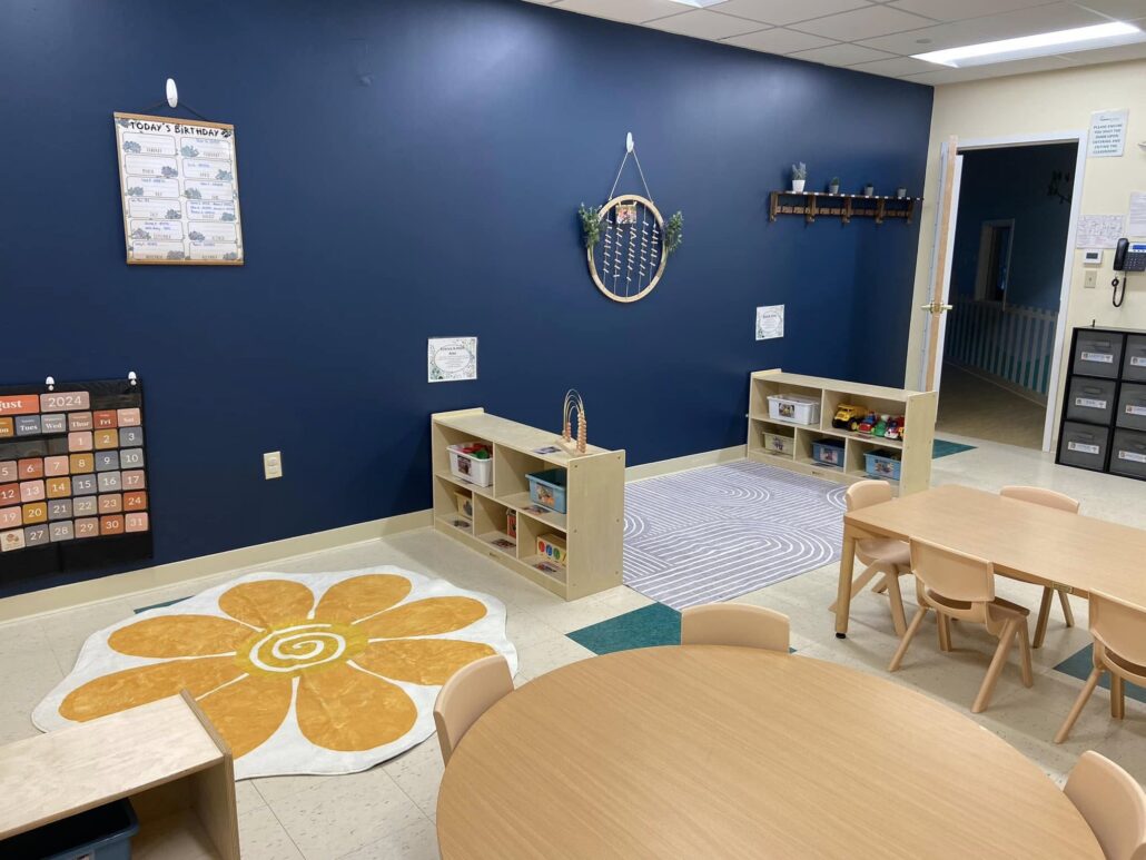 interior of classroom at preschool and daycare at cadence academy preschool 452 south street