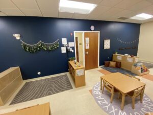 interior of classroom at preschool and daycare at cadence academy preschool 452 south street