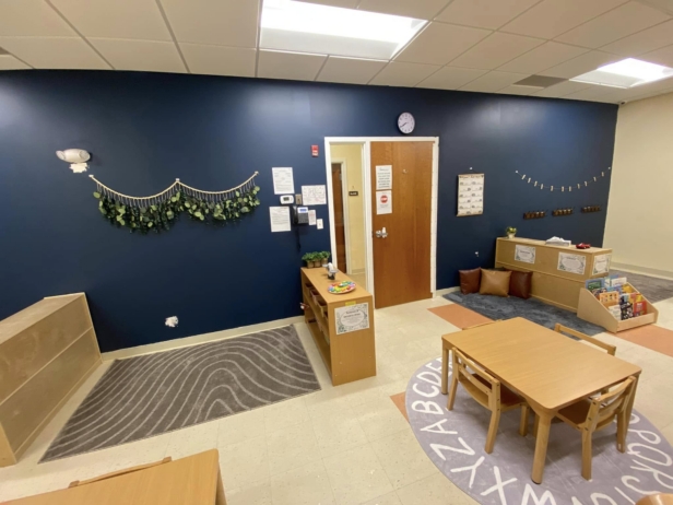 interior of classroom at preschool and daycare at cadence academy preschool 452 south street