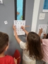 children completing a scavenger hunt