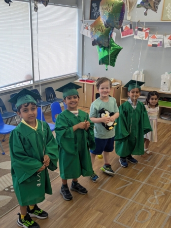 children graduating from school at cadence academy preschool 454 eliot