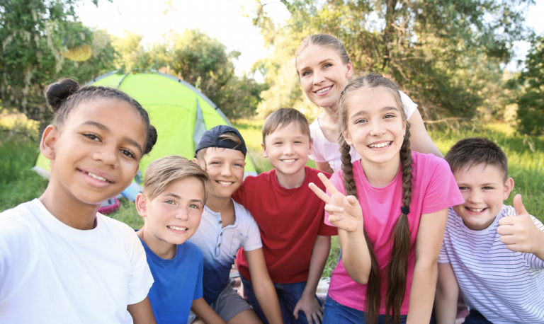 selfie at summer camp