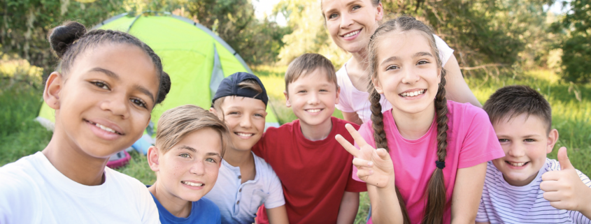 selfie at summer camp