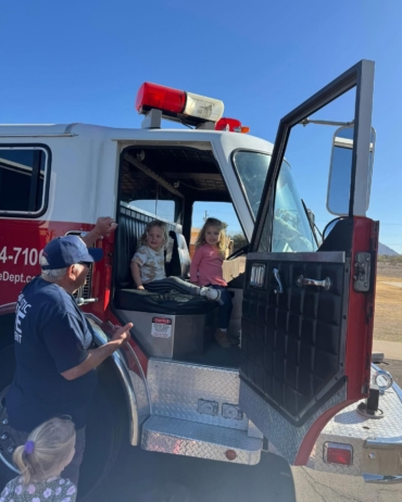 Children in Firetruck learning at little big minds uptown