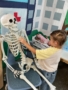 female child playing as doctor at little big minds uptown