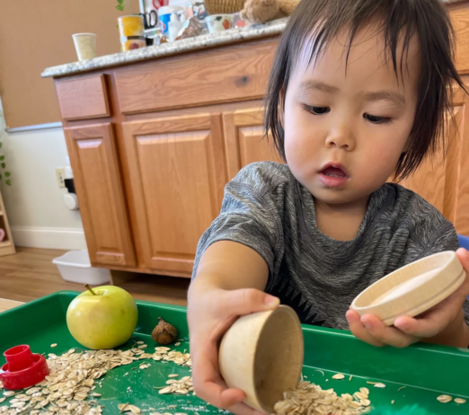 Child learning through play at preschool and daycare at cadence academy preschool 452 south street
