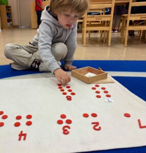 child counting at preschool and daycare at 339 Virginia Parkway
