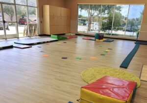A photo of set up obstacle course of preschool and daycare Hebron 336