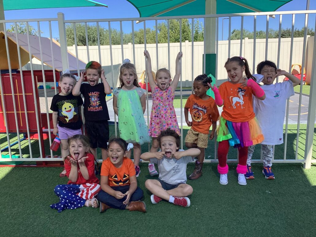 group photo outside at watch me grow riggs
